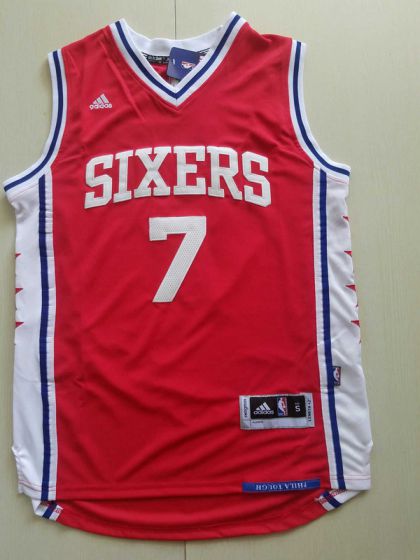 Men Philadelphia 76ers 7 Markelle Fultz Red NBA Jerseys